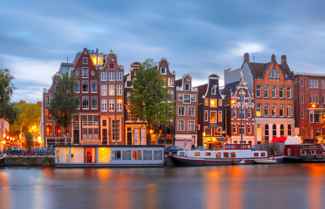 Puzzle Casas y canales de Amsterdam