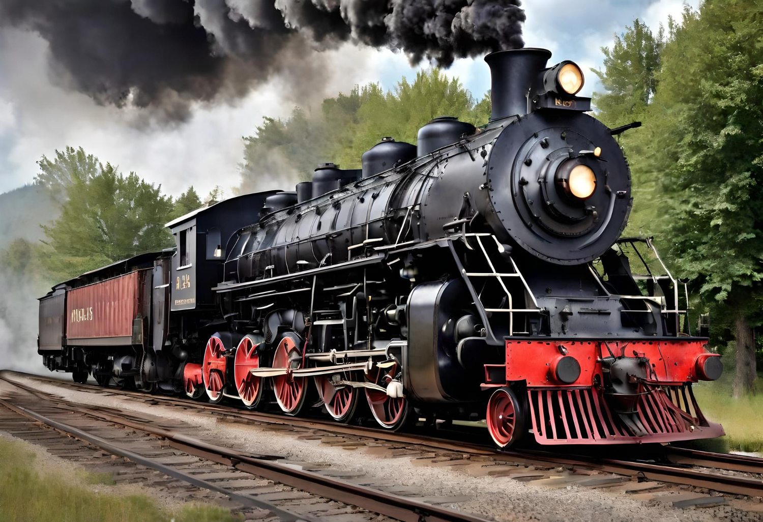 Puzzle Tren de vapor