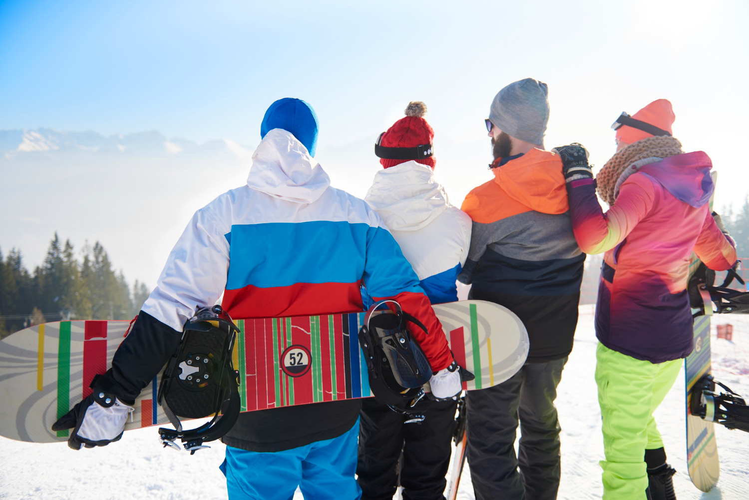 Puzzle Amigos en la nieve