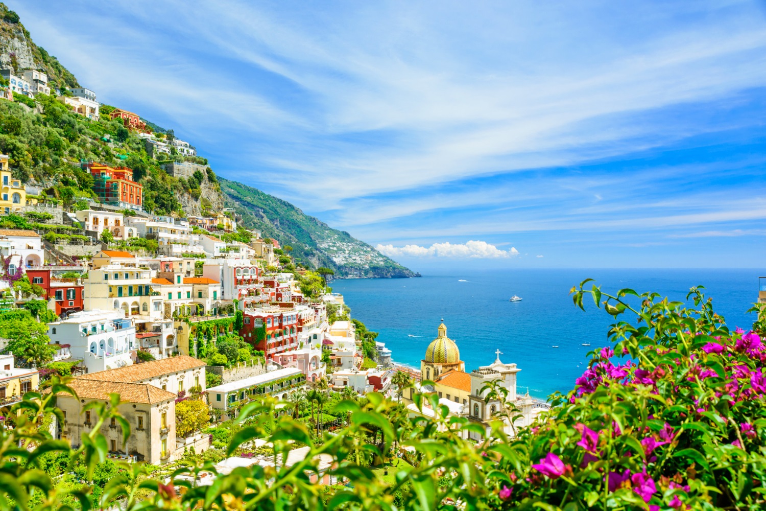 Puzzle Positano, costa de Amalfi, Italia