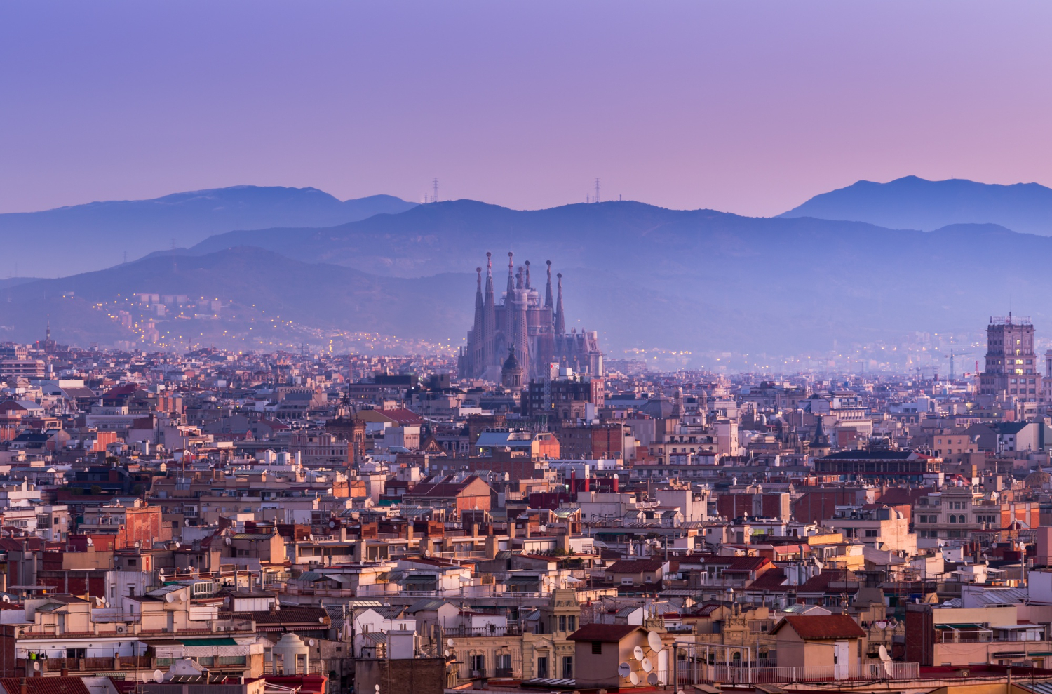 Puzzle Barcelona y la Sagrada Familia