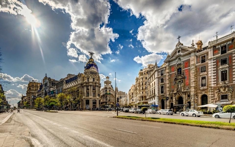 Puzzle Calle de Alcalá en Madrid