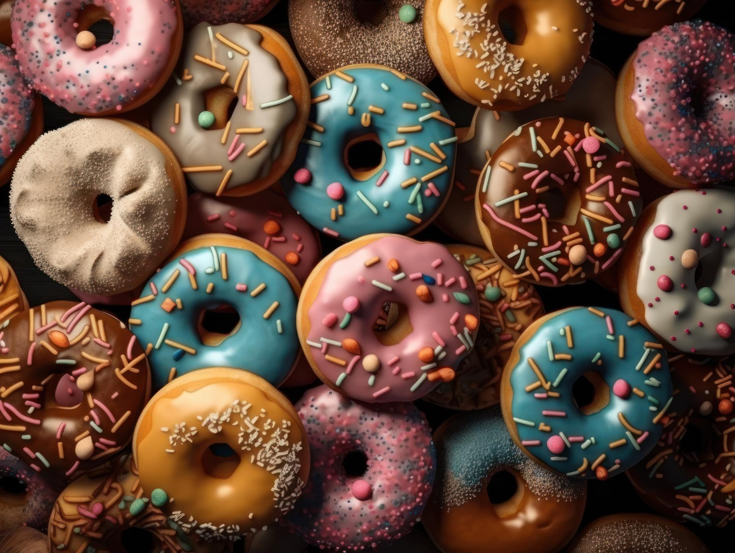 Puzzle Donuts de colores